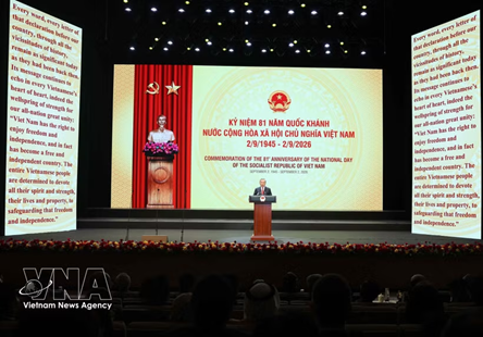 Top leader chairs ceremony marking 81st National Day in Hanoi